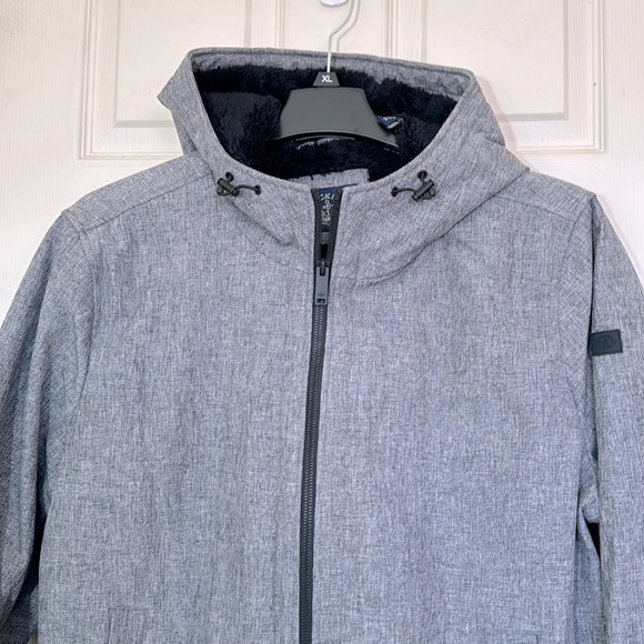 NWT Dockers Men’s Gray Bomber Jacket With Fleece Lining Size XL - Picture 3 of 13